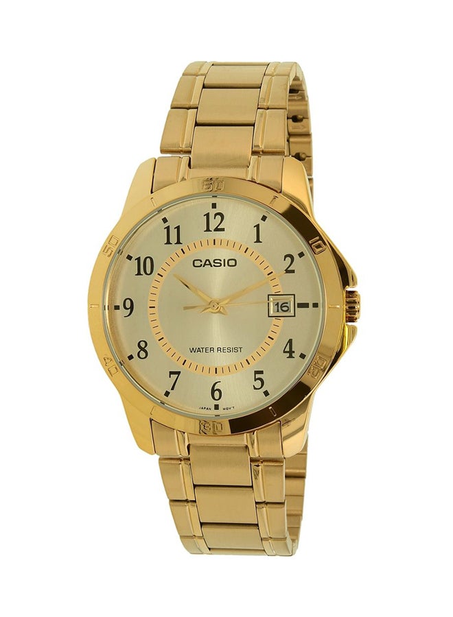 CASIO Men's Stainless Steel Analog Watch MTP-V004G-9B - 42 mm - Gold - Image 1