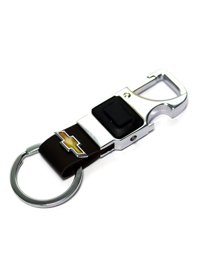 AFGT Chevrolet Logo Keychain With Carabiner Hook  - Image 1