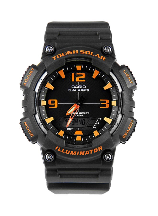 كاسيو ساعة يد بعقارب وسوار من السيليكون - طراز AQ-S810W-8AV للرجال - Image 1