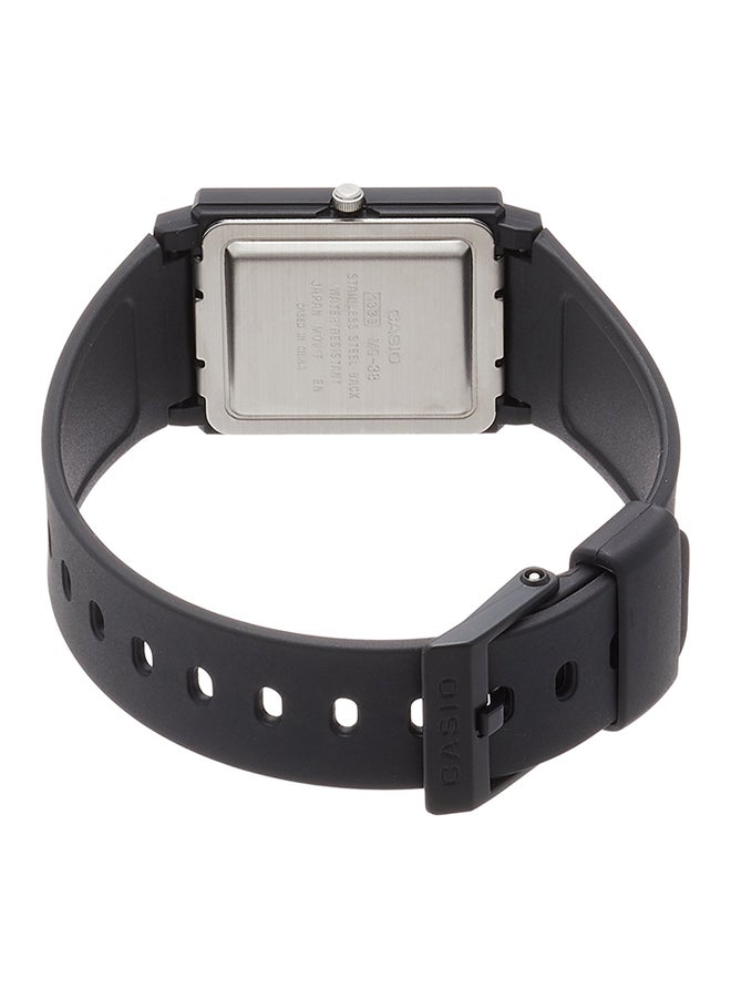 CASIO Men's Water Resistant Resin Analog WatchMQ-38-9A - 27 mm - Black  - Image 2
