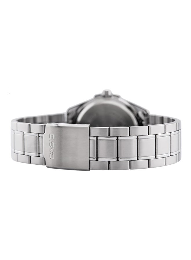 كاسيو ساعة يد بعقارب وسوار من الإستانلس ستيل - طراز MTP-1308D-1AV للرجال - Image 2