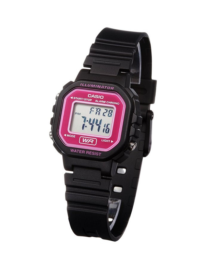 CASIO Women's Illuminator Digital Watch LA-20WH-4A - 30 mm - Black - Image 1