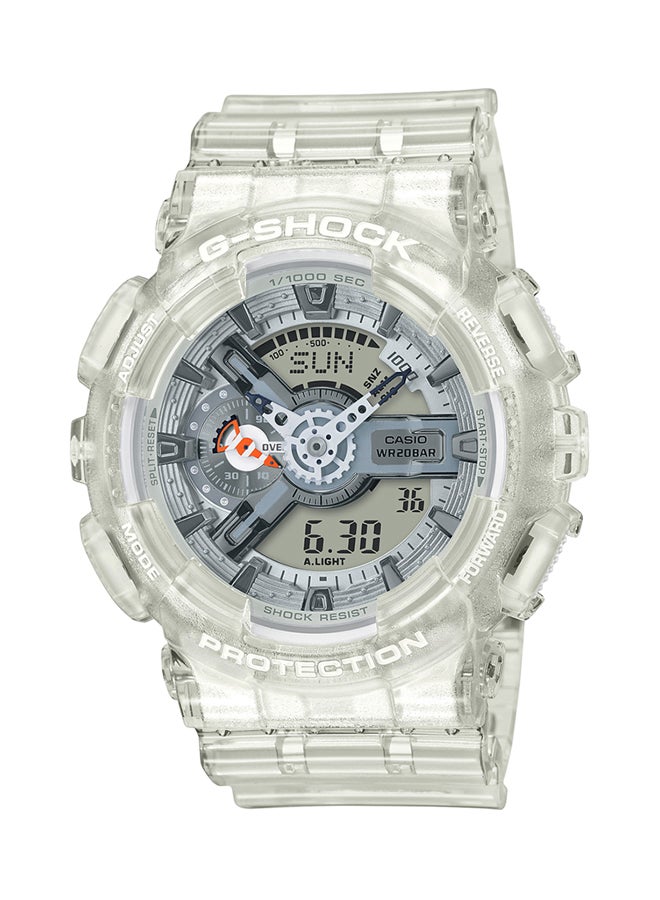 جي شوك ساعة يد جي شوك رقمية وبالعقارب مضادة للماء طراز GA-110CR-7AER women