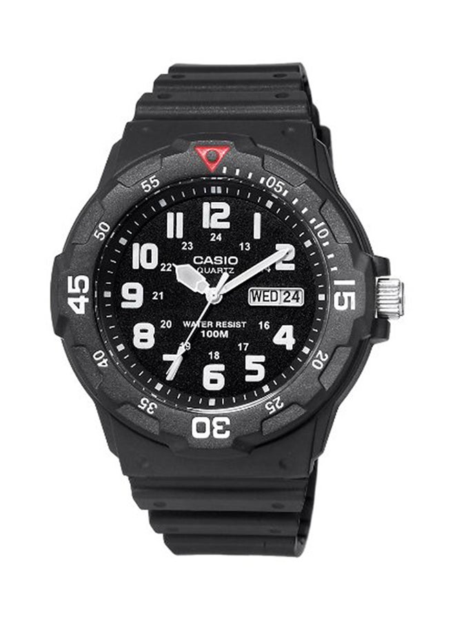 CASIO Men's Silicone Analog Wrist Watch MRW-200H-1BV - Image 1