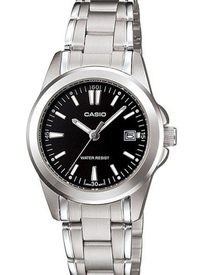 CASIO Women's Stainless Steel Analog Watch ltp 1215a-1a2 - 28 mm - Silver - Image 1