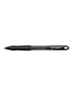 Mitsubishi Uni Laknock Ballpoint Rubber Grip Pen Black 