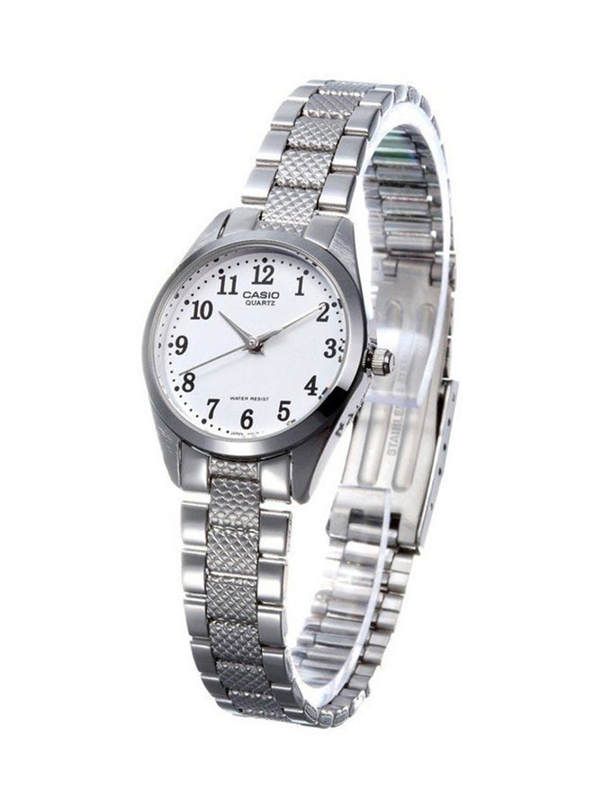 CASIO Men's Stainless Steel Analog Wrist Watch MTP-1274D-7B - 35 mm - Silver - Image 1