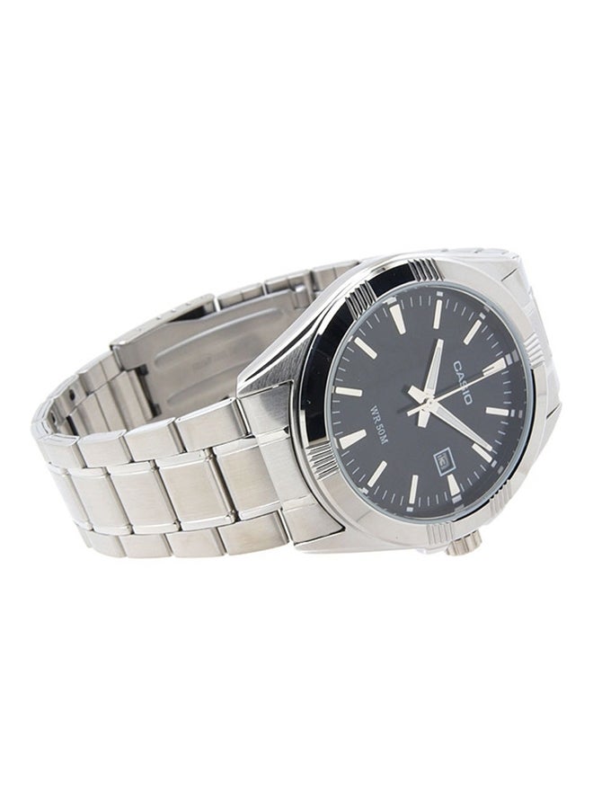 كاسيو ساعة يد بعقارب وسوار من الإستانلس ستيل - طراز MTP-1308D-1AV للرجال - Image 3