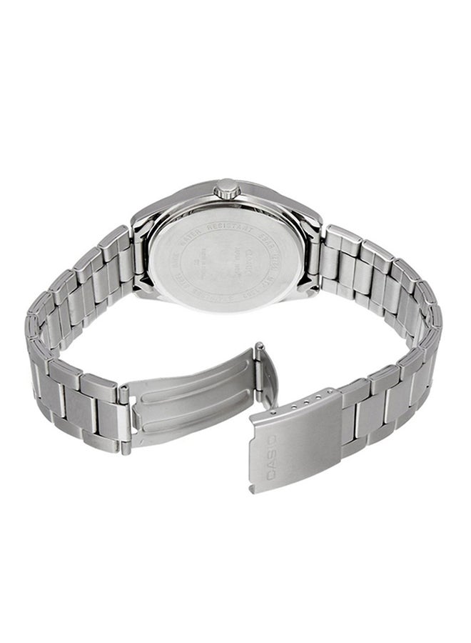 كاسيو ساعة يد بعقارب بسوار من الإستانلس إستيل طراز MTP-1302D-1A2 للرجال - Image 2