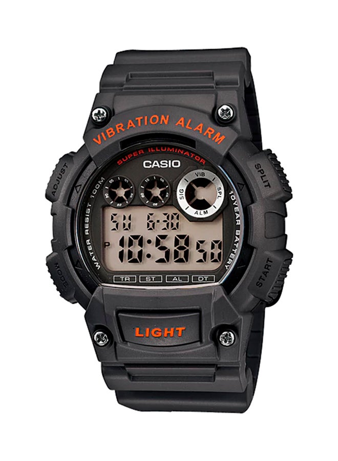 CASIO Men's Resin Digital Watch W-735H-8AV - 42 mm - Black - Image 1