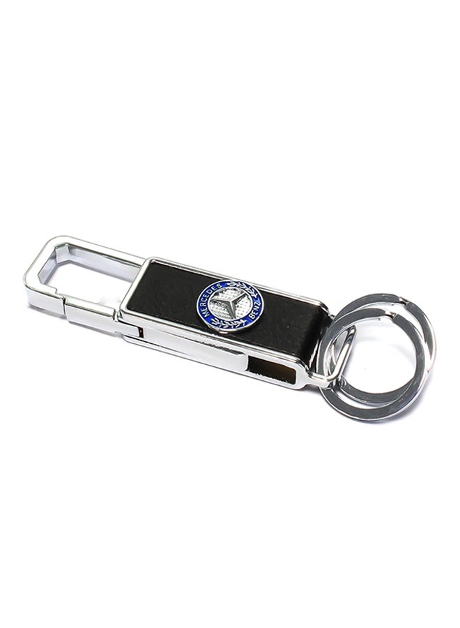AFGT Mercedes Benz Logo Car Keychain With Carabiner Hook 