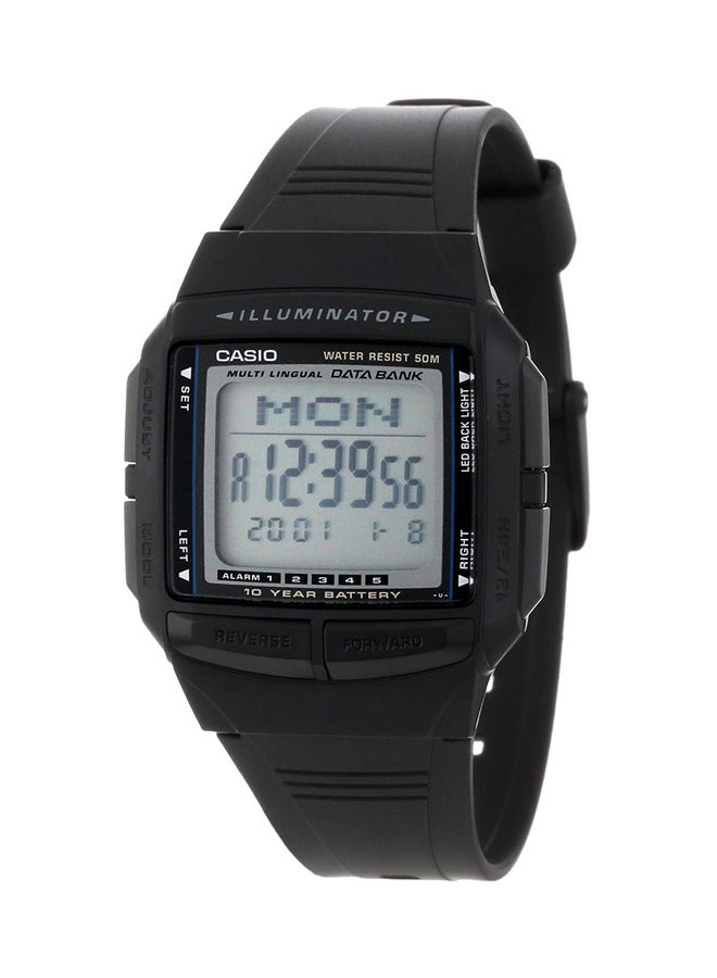CASIO Men's Data Bank Digital Watch DB36-9AVHDF - 32 mm - Black - Image 1