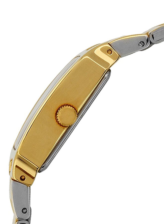 كاسيو ساعة يد بعقارب وسوار من الإستانلس ستيل طراز LTP-1165N-1C - مقاس 21 مم - لون ذهبي للنساء - Image 3