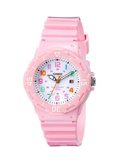Women's Water Resistant Resin Analog Watch LRW-200H-4B2VDF - 39 mm - Pink