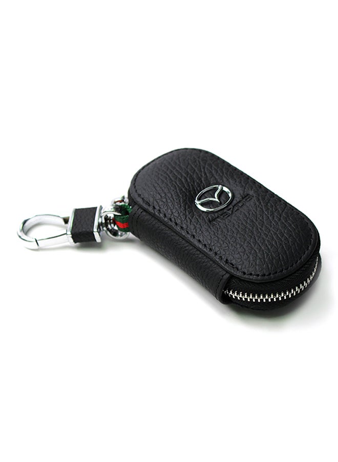 AFGT Mazda Logo Key Fob Case With Carabiner Hook  - Image 1