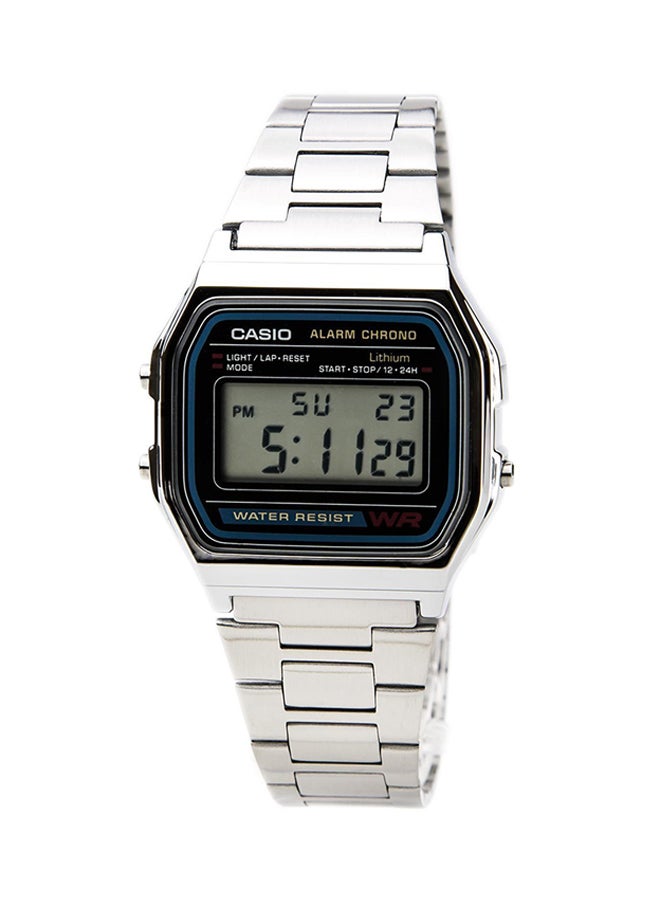 CASIO - Men's Vintage Digital Watch A158WA-1 - 37 mm - Silver - Image 1