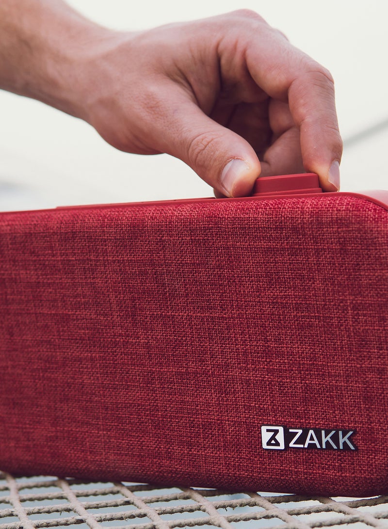 ZAKK Lounge Bluetooth Speaker X850 Red  - Image 5
