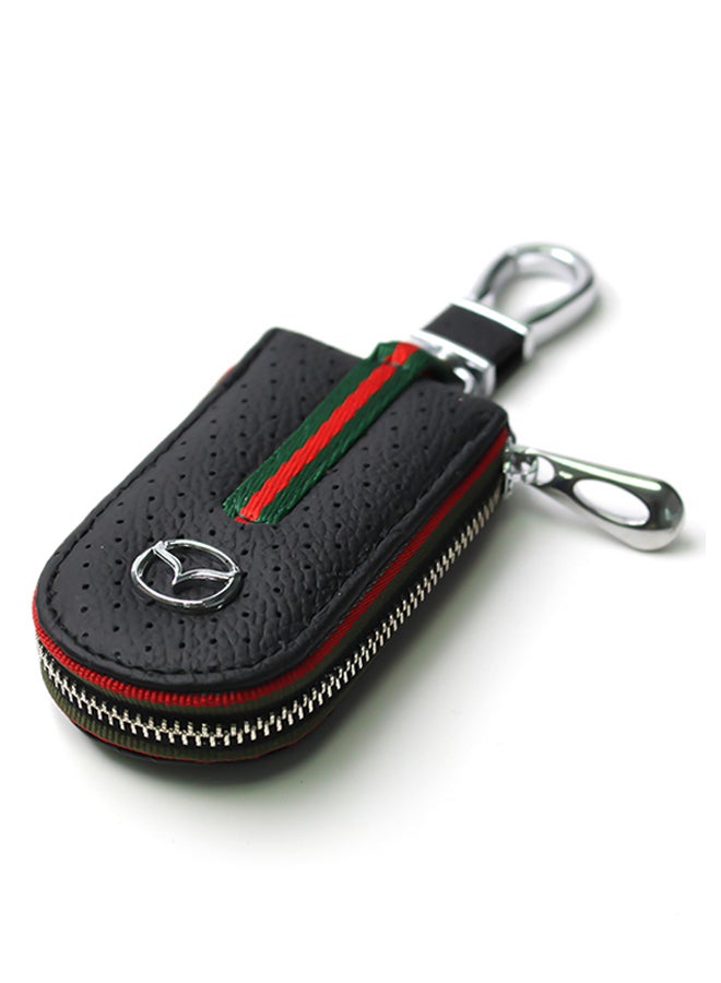 AFGT Mazda Logo Key Fob Case With Carabiner Hook  - Image 1