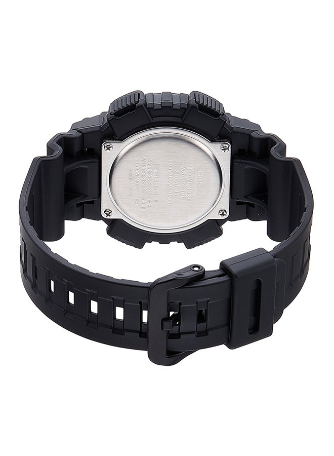 كاسيو ساعة يد شبابية بعقارب ورقمية طراز AEQ-110BW-9AVDF - 47 مم - أسود للرجال - Image 2