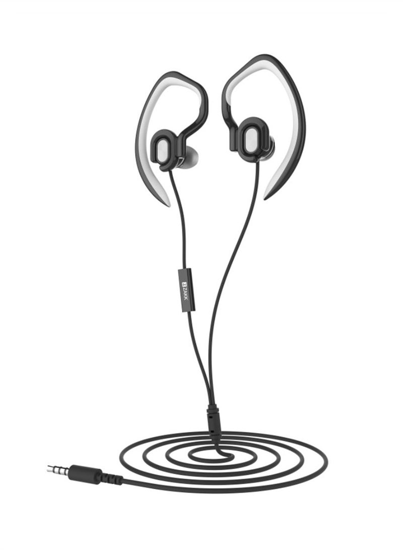 ZAKK - Venom In-Ear Headphones Black/White - Image 1