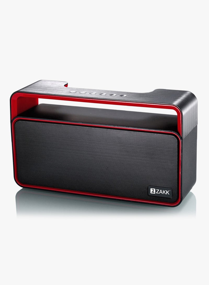 ZAKK Party Wireless Bluetooth Speaker Black/Red  - Image 2