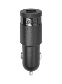 Dual USB Car Charger Black