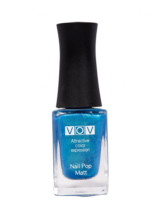 Nail Pop Matte Nail Polish Aqua Emeraid 2513
