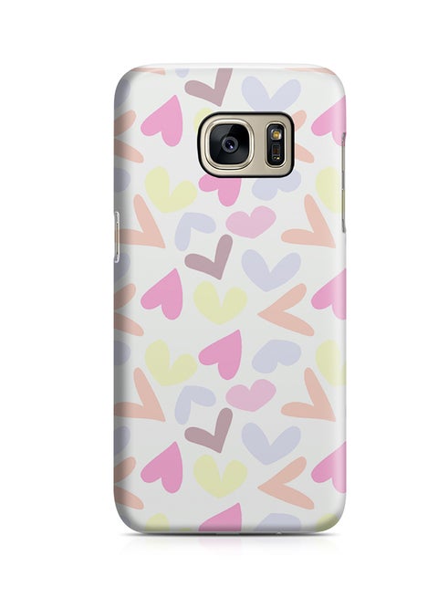 Thermoplastic Polyurethane Wrap Around Case For Samsung Galaxy S7 Edge Cute Heart Pattern