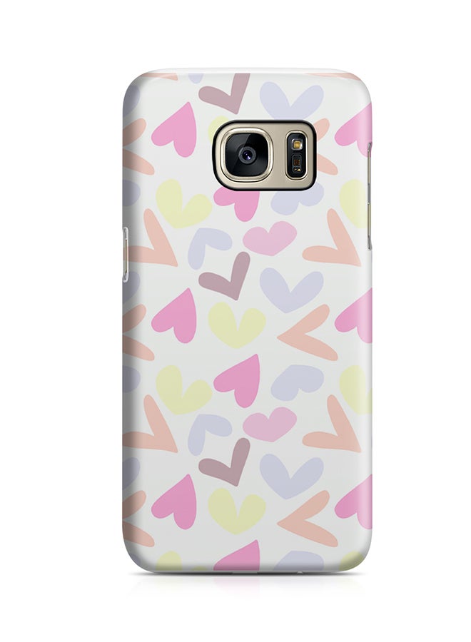 Thermoplastic Polyurethane Wrap Around Case For Samsung Galaxy S7 Edge Cute Heart Pattern