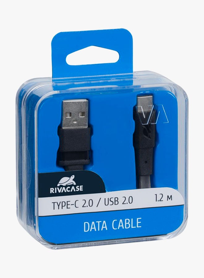 RivaCase Type-С 2.0 USB Cable Black - Image 2