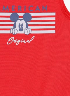 FOREVER 21 Mickey Mouse Bodysuit Red  - Image 3