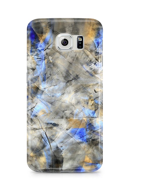 Thermoplastic Polyurethane Wrap Around Case For Samsung Galaxy S6 Edge Multi Color Marble Granite Quarts Print