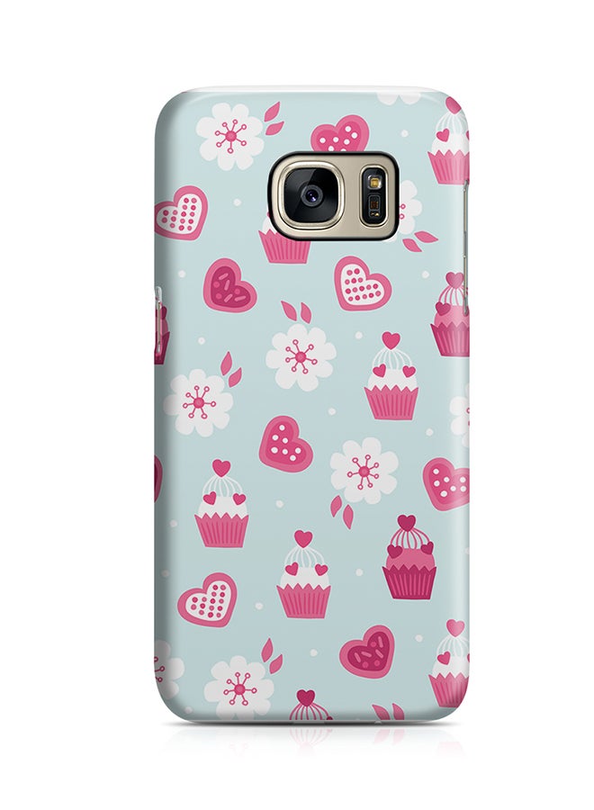 Thermoplastic Polyurethane Wrap Around Case For Samsung Galaxy S7 Edge Cute Heart Pattern