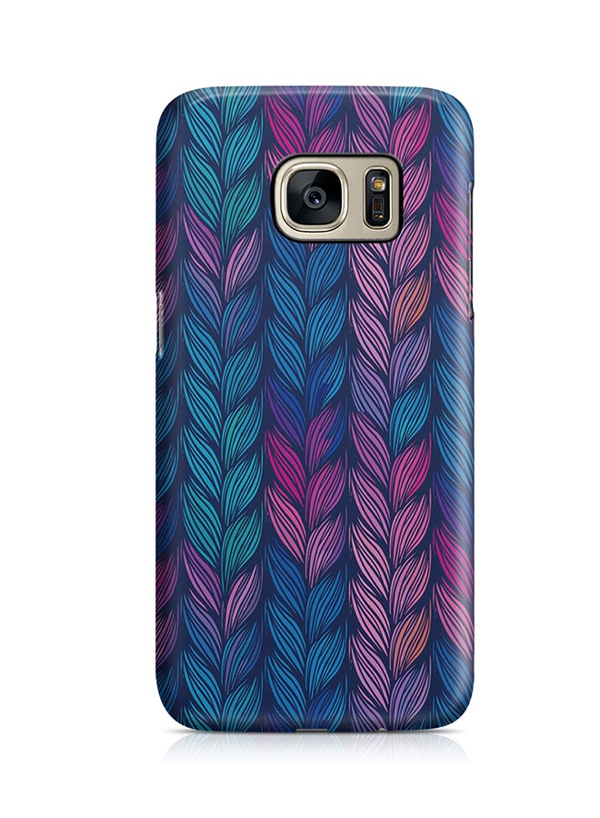 Thermoplastic Polyurethane Wrap Around Case For Samsung Galaxy S7 Edge Multicolor Pretty Braids Patern
