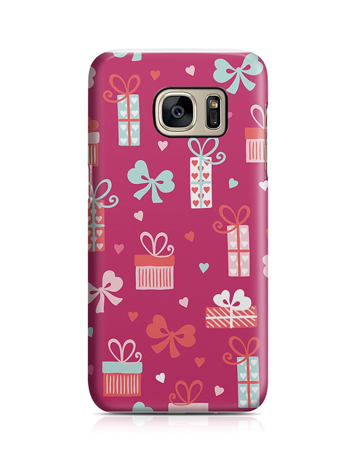 Thermoplastic Polyurethane Wrap Around Case For Samsung Galaxy S7 Edge Cute Heart Pattern