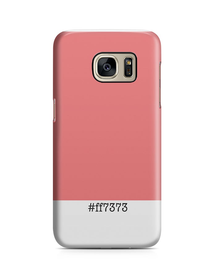 Thermoplastic Polyurethane Wrap Around Case For Samsung Galaxy S7 Edge Pantone Color Ff7373