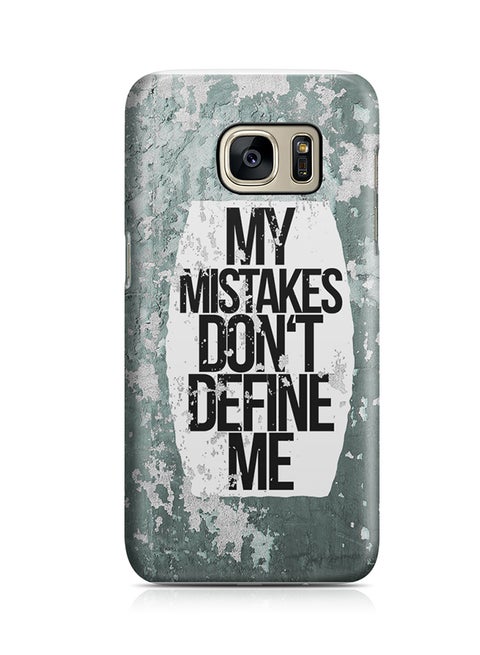 Thermoplastic Polyurethane Wrap Around Case For Samsung Galaxy S7 Edge My Mistakes Don't Define Me