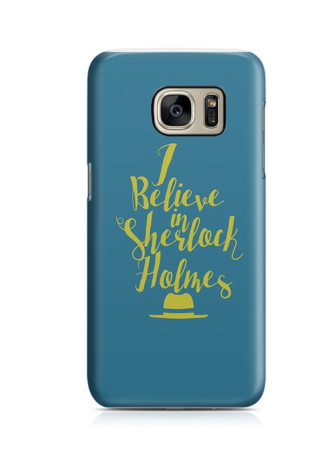 Thermoplastic Polyurethane Wrap Around Case For Samsung Galaxy S7 Edge Sherlock Holmes