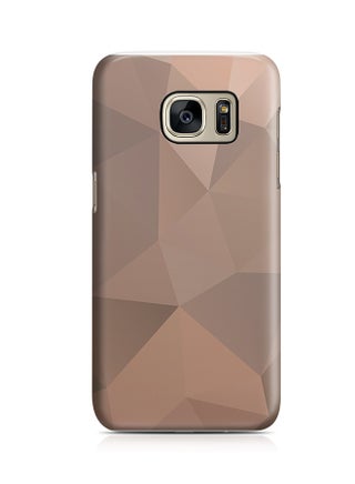 Thermoplastic Polyurethane Wrap Around Case For Samsung Galaxy S7 Brown Shades Geomaterial Pattern - v1526502641/N14660778A_1