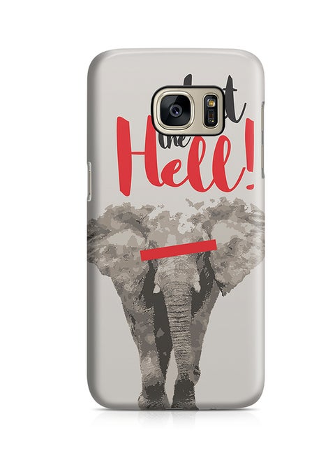 Thermoplastic Polyurethane Wrap Around Case For Samsung Galaxy S7 Elephant What The Hell