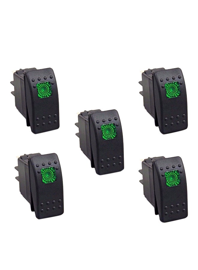 XHtang - 5-Piece LED Rocker Toggle Switch - Image 1