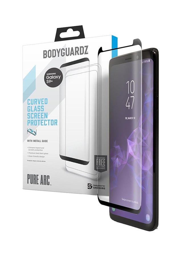 Bodyguardz - Pure Arc Edge To Edge Screen Protector For Samsung S9 Plus Clear - Image 1