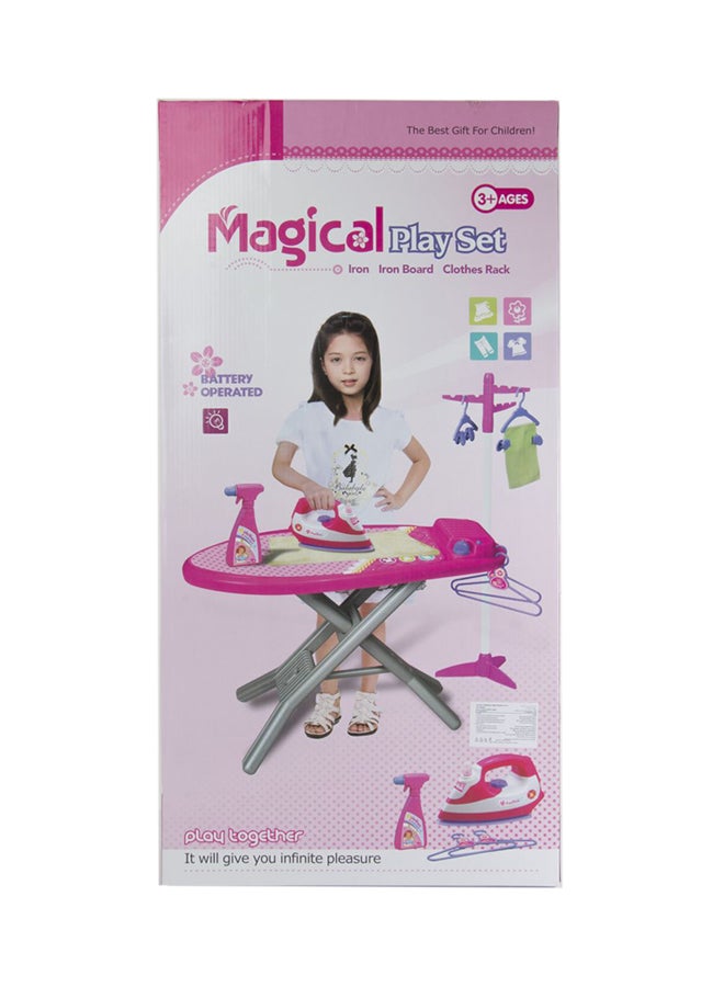 ماجيكال طقم لوح الكي مع مكواة وملابس