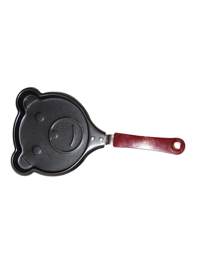 3-Piece Mini Frying Pan Set Black/Brown 28x14x6cm  - Image 4