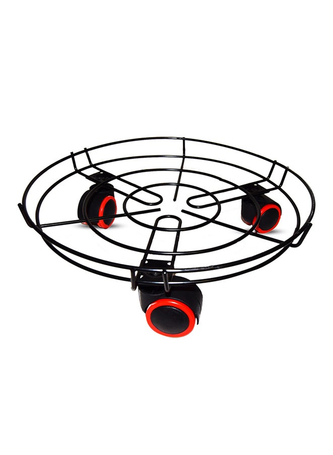 Home Concept Cylinder Stand Black/Red 34x12centimeter  - Image 1