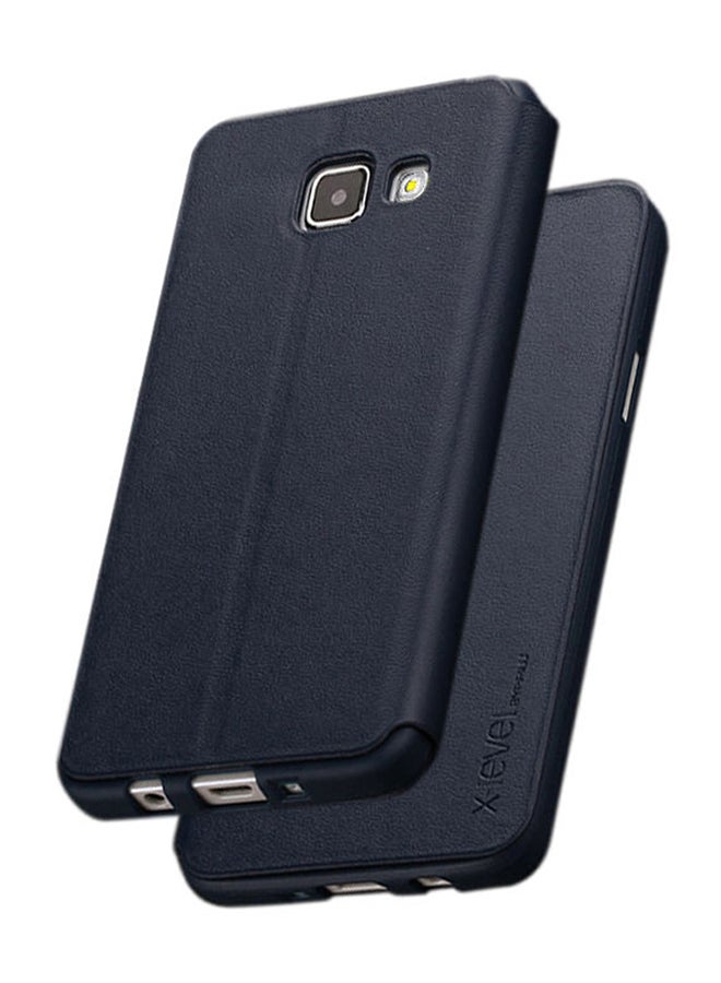 Combination Flip Case Cover And Stand For Samsung Galaxy A7 (2017) Blue