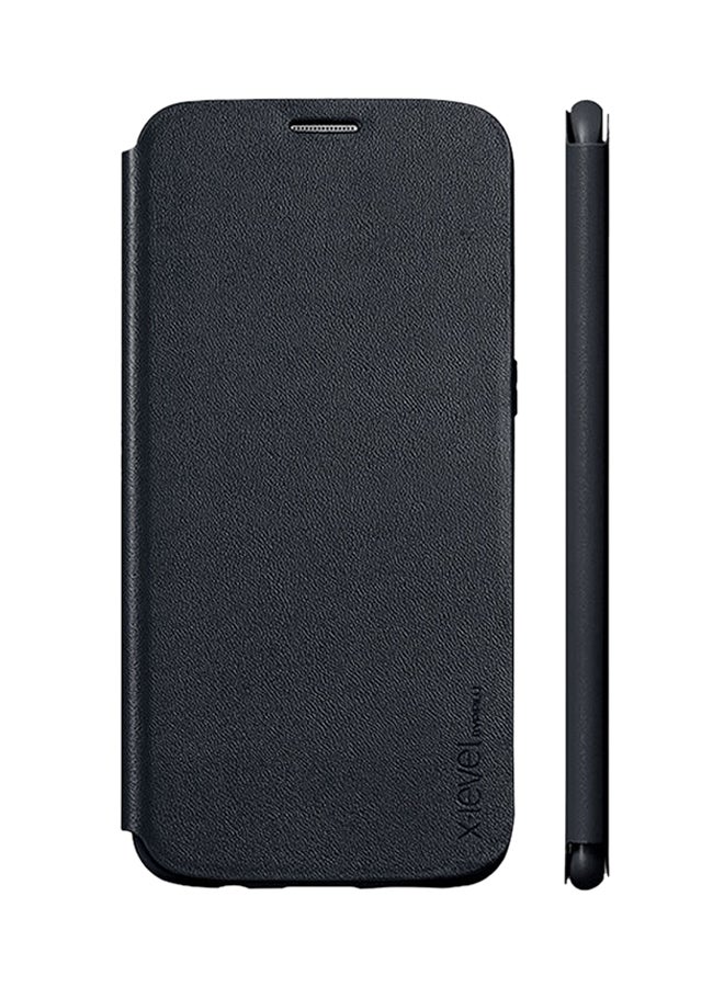 X-level - Flip Case Cover For Samsung Galaxy S8 Plus Black - Image 1
