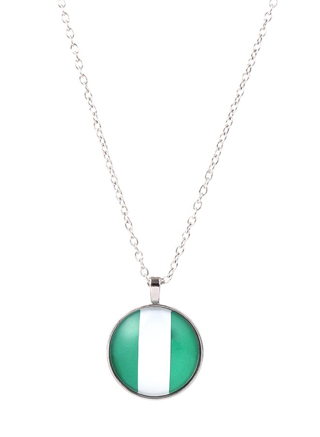 2018 World Cup Nigeria National Flag Chain Pendant Necklace