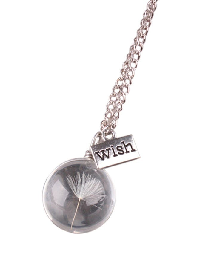 بلولانز عقد بدلاية بتصميم هندسي من حجر الراين مطعّم بالهندباء البرية، مناسب لارتدائه مع سترة