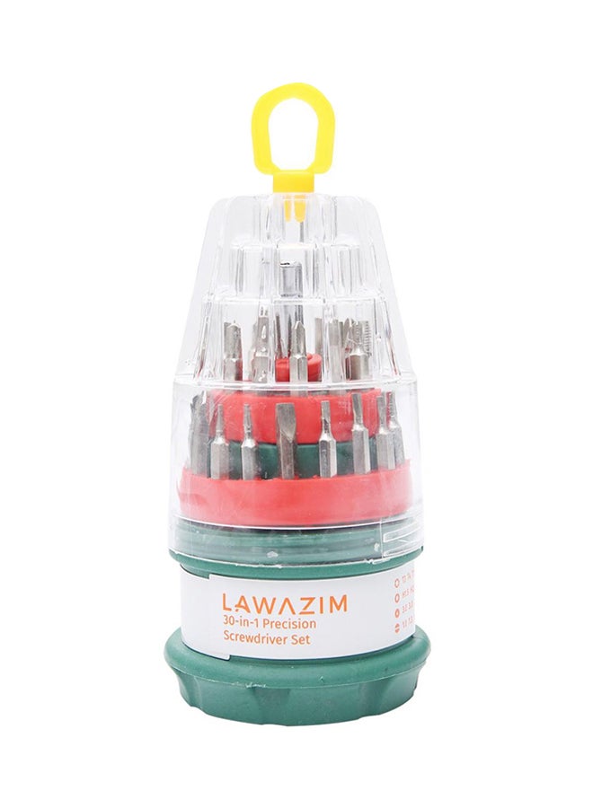 LAWAZIM 30-In-1 Precision Screwdriver Set Multicolour - Image 1